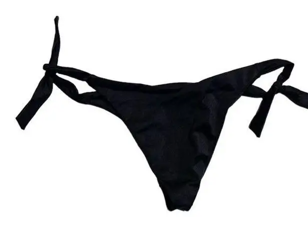 Bali Wear Cheeky Black Side Tie bikini bottom One size Size M