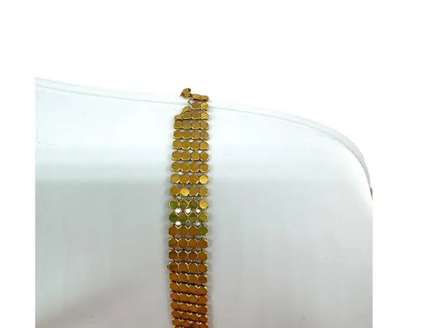 Jessica McClintock Gunne Sax Millennium 2000 Vtg Black Gown Sz 7 Gold Straps Y2K