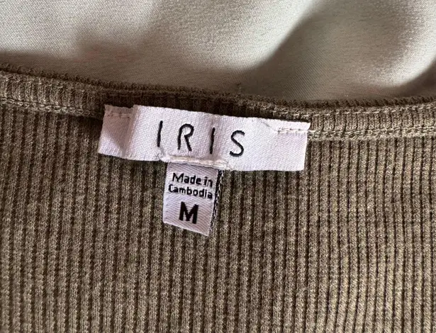 Dark Green Twist Front V