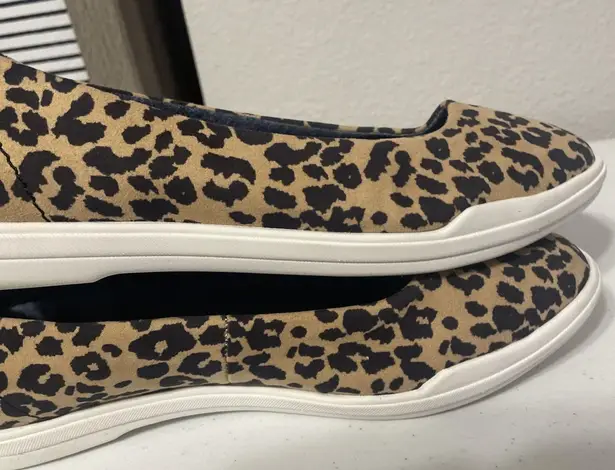 Dr Scholls 9.5 Ballet Flats Brown Leopard Print Comfort Low Shoes