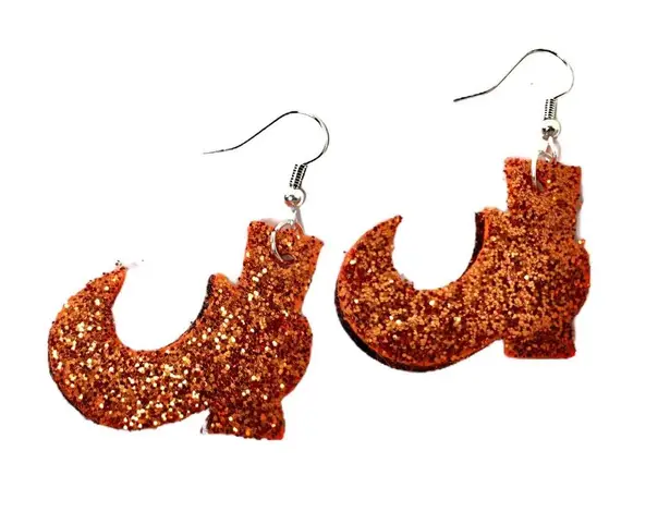 Handmade 3 Sets Of Happy Halloween Felt Earrings