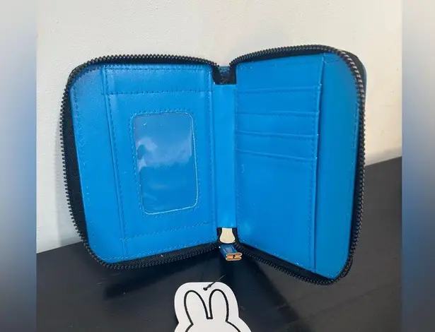 Her Universe Miffy Crown Blue Zip Mini Wallet