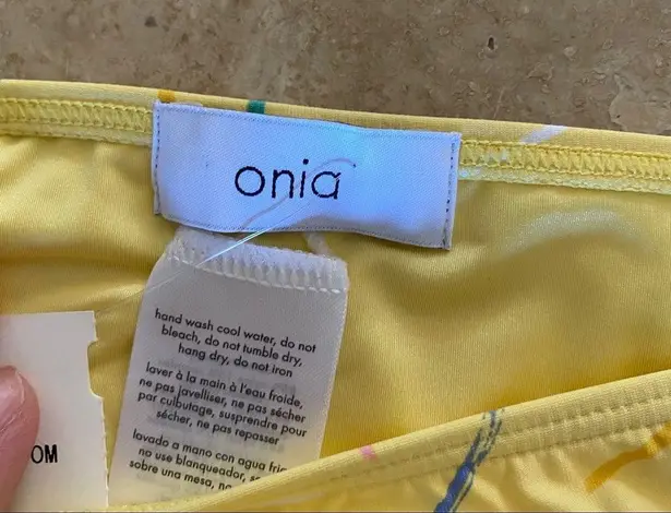 ONIA  NWT $95 Ashley Bottom Dash Honey Size Large