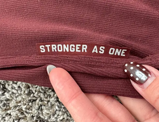 Lululemon  Burgundy Tank Top Power Y - Image 3