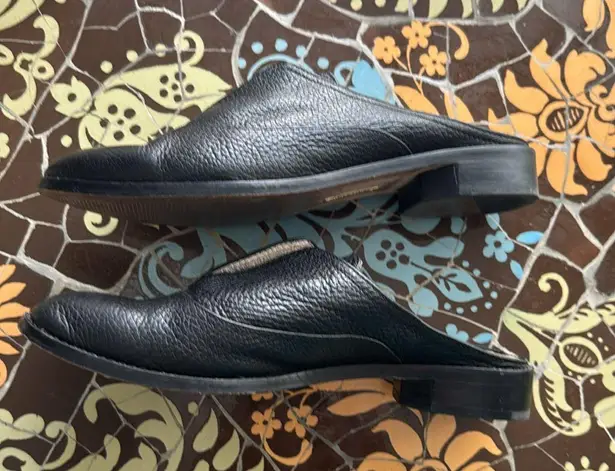 Louise et Cie Black Leather Mules Sz: 6.5