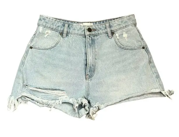 Rolla's Jean Shorts Women's 28 High Rise Slim Short Duster Denim Blue High Rise