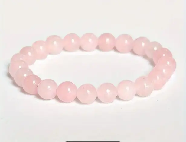💗Rose Quartz Crystal Bracelet💗 ~8mm