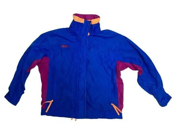 Columbia Vintage  Bugaboo Blue Purple Full Zip Ski Jacket Size Size Large