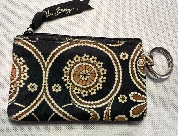 Vera Bradley RETIRED:  | Ladies Caffe Latte ID coin keyring purse.