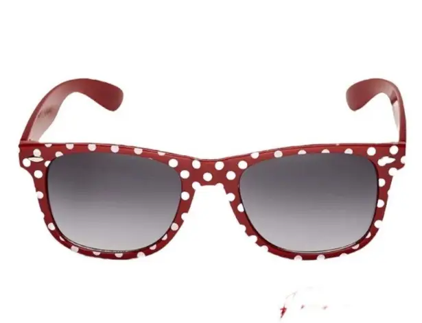 Rewind Minnie Mouse Red Retro Polka Dot Vintage Fashion Sunglasses NWT