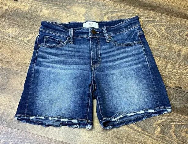 BKE Payton Stretch Cuffed Denim Jean Shorts Women’s 26 Distressed