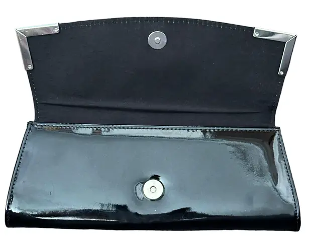 Fioni Patent Leather Clutch
