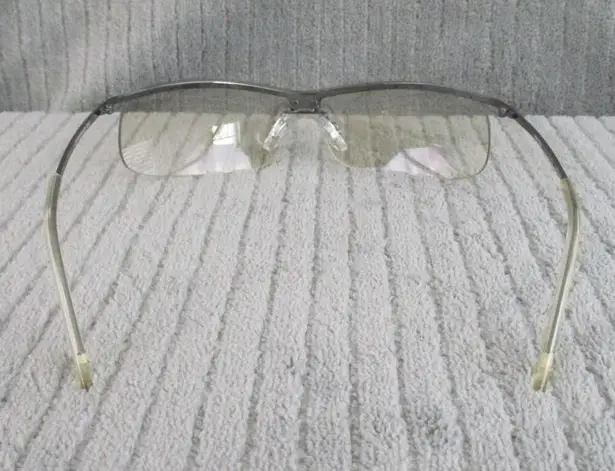 New Divine Eyewear Krista Chrome/Light Smoke Sunglasses Women's NWT Silver