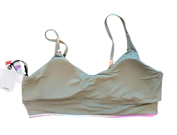 prAna Women's Willow Falls Reversible Bikini Top Waves Large