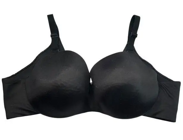 Cacique Black Seamless balconette Bra 46C