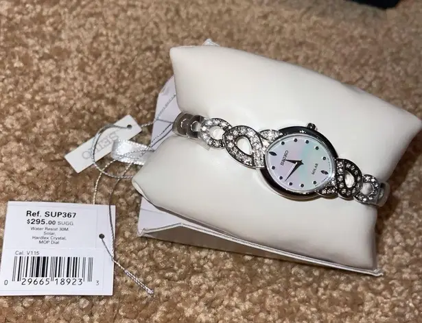 Seiko watch and necklace NWT set