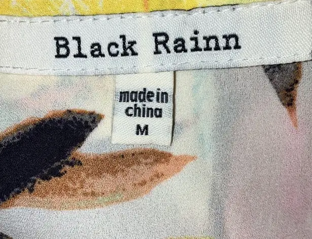 Black Rainn 🎉4 for $20 Diagonal Cut Sleeveless Blouse, Medium