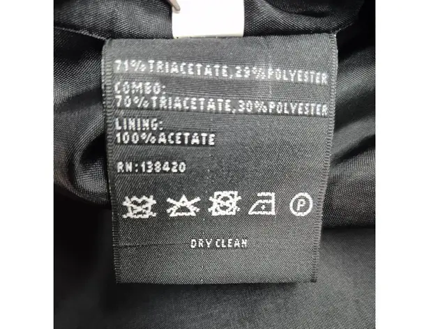 Carlisle Long Black/White Suit Jacket Coat Sz 14 NWOT