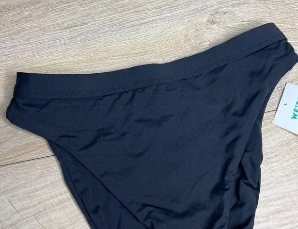 Daisy NWT Dippin 's High Waisted Cheeky Bikini Bottoms Black Size Small