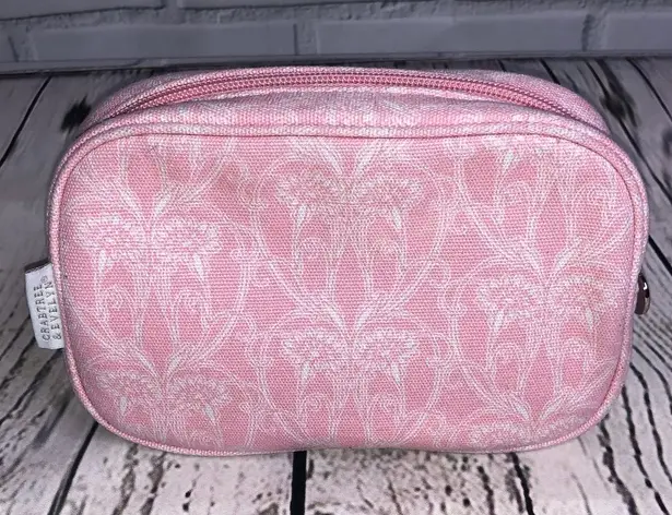 Crabtree & Evelyn Pink Cosmetic Case Makeup Bag