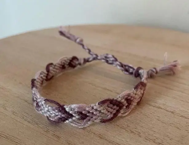 Handmade 10/$25 Lavender Silk Woven Bracelet