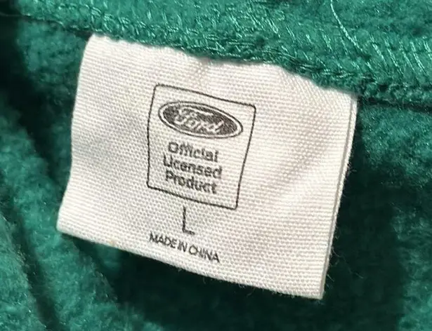 Ford Bronco Christmas Hoodie Car Club Holiday Red Truck Licensed Apparel Green Size L