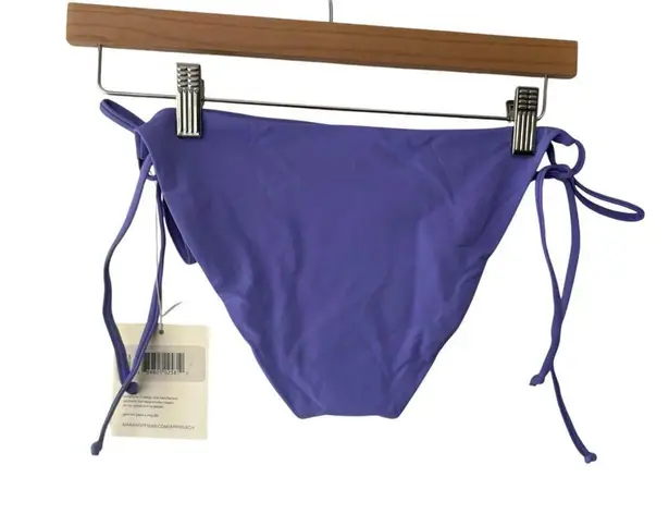Mara Hoffman Lei Amnesia Purple Side Tie Brazilian Bikini Bottoms Size Large
