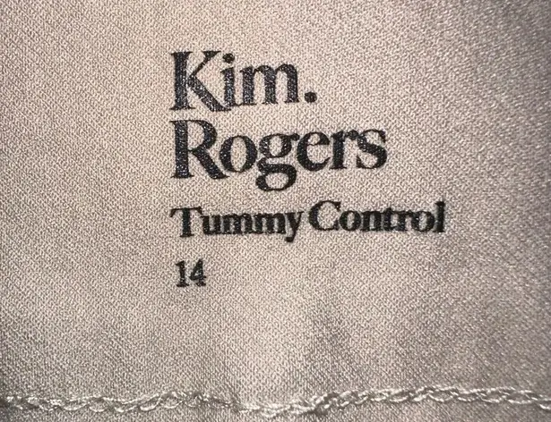 kim rogers  Tummy Control Millennium Khaki Capri Pants Size 14