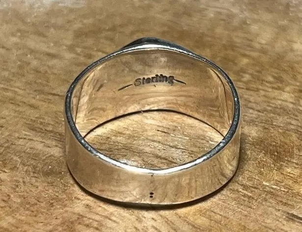 Onyx Vintage Inlay Black & Opal 925 Sterling Silver Ring