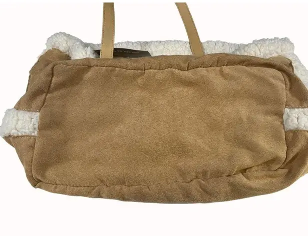 Cannon Women's Tan Suede Purse/Shoulder/Tote Bag SKU 5847