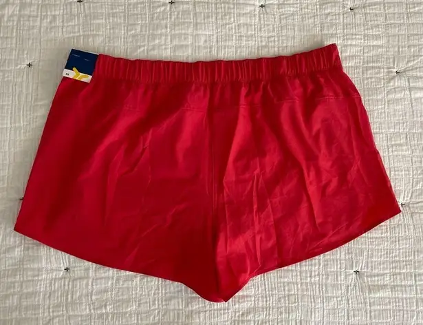 Old Navy  Active StretchTech Core Run Shorts in Cherry Tomato Size 3X NWT