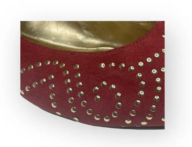 Enzo Angiolini new ❤︎ Stud Suede Ballerina Ballet Flat ❤︎ Pumpkin Spice ❤︎ 8M ❤︎