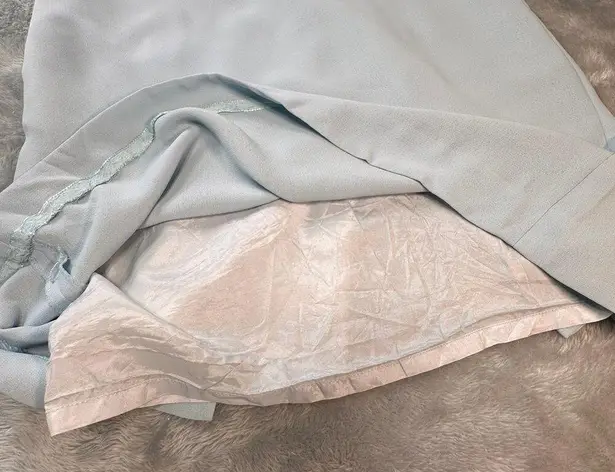 Donna Morgan Petites Women's Vintage Embroidered Formal Dress in Blue Size 10