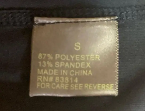 Kiwi Kate Gray Long Sleeve Thumbholes Activewear Athletic Pullover Top Size S