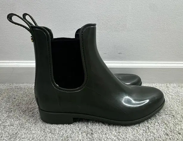 Sam Edelman  Tinsley Moss Green Chelsea Rubber Rain Boots Womens size 10 Olive