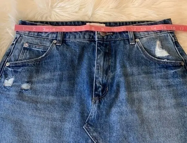 Rolla's Rolla’s Claudia high waisted distressed denim skirt A-line 29