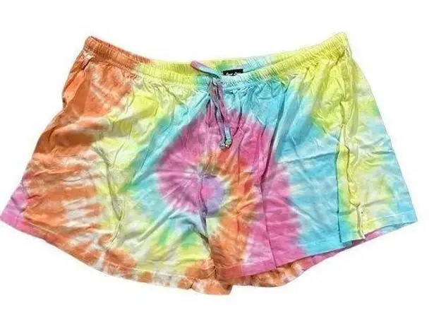 Just Love womens 2XL tie dye lounge shorts