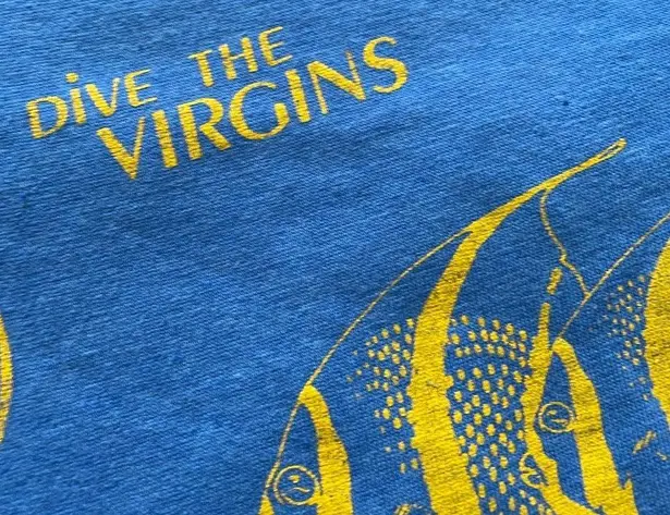 ‘80s vintage “Dive the Virgins” single stitch t
