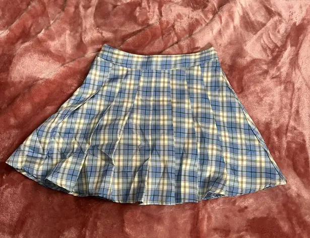 SheIn PLAID PLEATED SKIRT