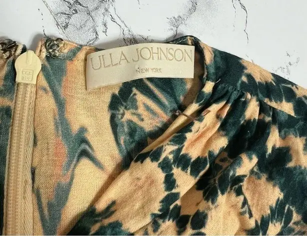 Ulla Johnson Sascha dress Fossil Print midi long