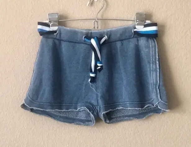 Vintage Havana striped belt sweat shorts