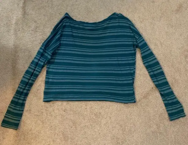 Forever 21 Blue Striped Long Sleeve