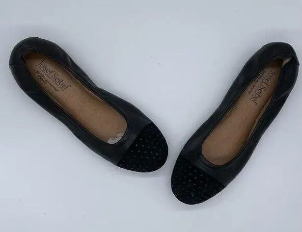 Josef Seibel Pippa Studded Leather Ballet Flat