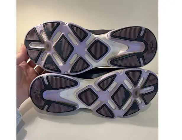 Ryka Women’s Mesh Lace Up Walking Sneaker Devotion Plus 2 Metallic Size 8