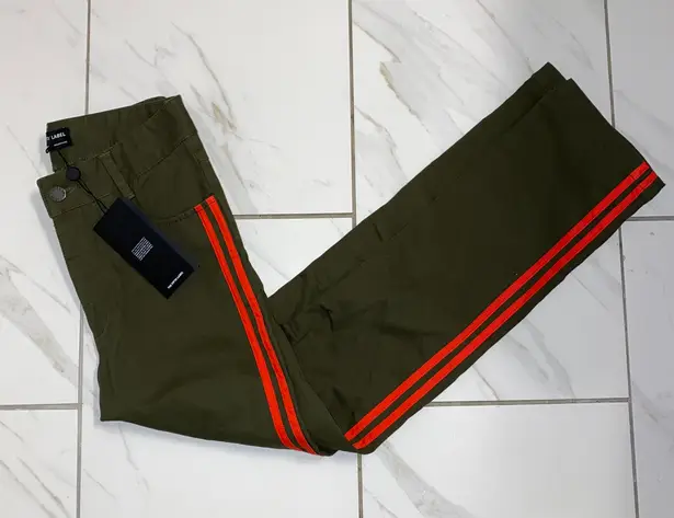 The Fifth Label NWT $88 Green Symbolic Striped Pant XS