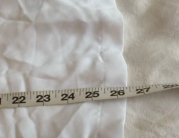 Liz Baker Long Sleeve White Blouse 22 W