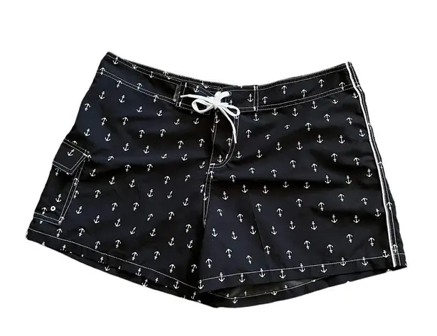 Raya Sun Black & White Drawstring Swim Shorts XL