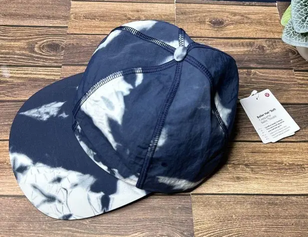 Lululemon Baller Hat Soft Adjustable NWT One Size (Indigo Ice Print Blue Multi)