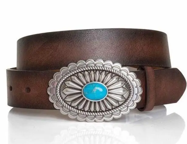 Ariat  Women’s Turquoise Oval Buckle Belt