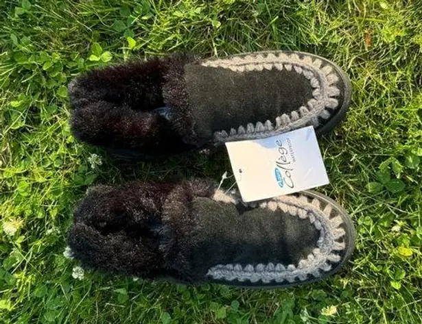 NWT Albina Womens Cow Suede Faux Fur Shooties